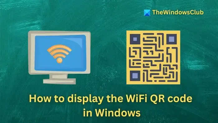 Cómo mostrar el código QR de WiFi en Windows