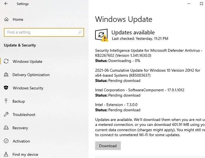 So verbergen Sie Updates mit PowerShell in Windows 10 Update