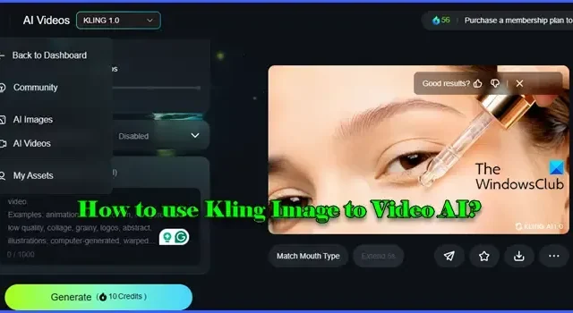 Guía para utilizar la tecnología de inteligencia artificial de Kling Image to Video