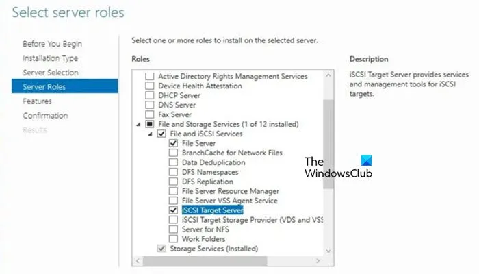 How to install and use iSCSI Target to configure Storage Server