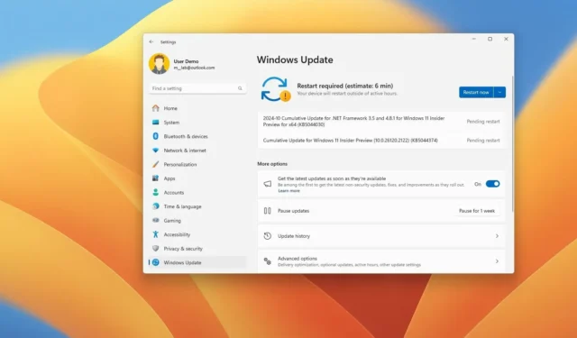 Windows 11-update KB5044373, KB5044374 en Preview Build 27723 uitgebracht