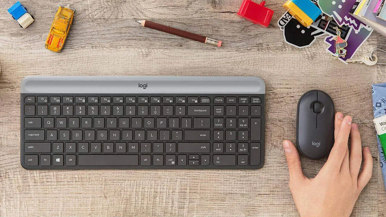 Clavier et souris sans fil Logitech MK470 Slim en vedette 2