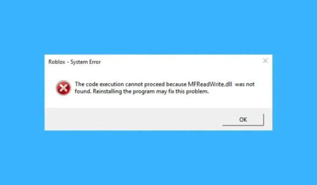 Rozwiązania problemu brakującego pliku MFReadWrite.dll w systemie Windows N