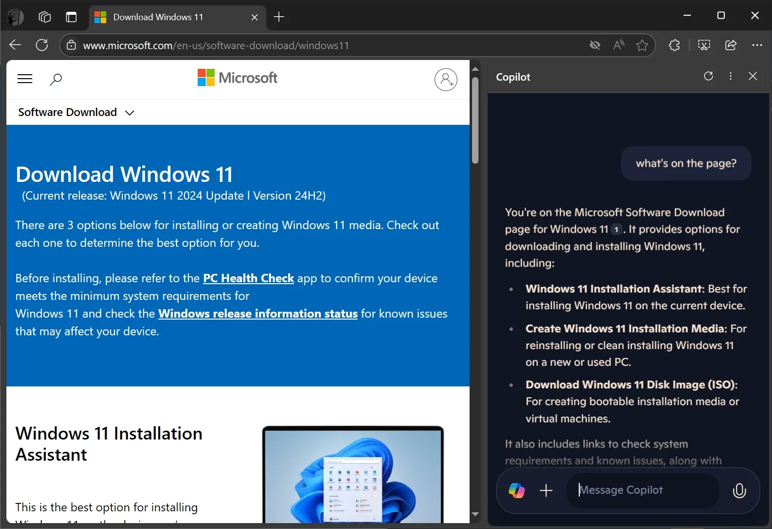 Nueva interfaz de usuario Copilot de Microsoft Edge