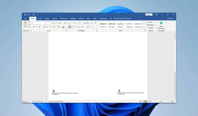 Wstawianie wielu wierszy podpisu w programie Microsoft Word: przewodnik krok po kroku