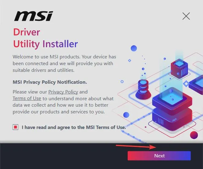 utilità driver msi