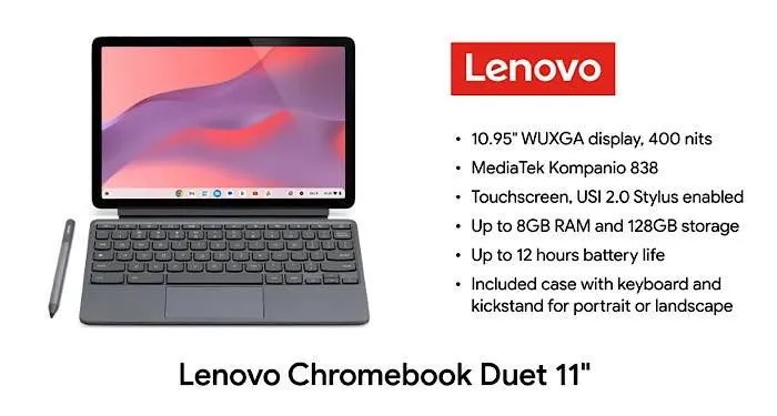 Lenovo Chromebook Dueto