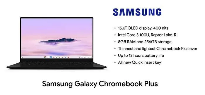 三星 Galaxy Chromebook Plus