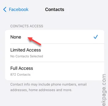 Comment réparer la synchronisation automatique des contacts du téléphone vers Facebook