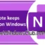 Fix OneNote Crashing Issues on Windows 11