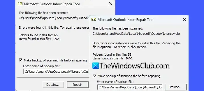 Tool zum Reparieren des Outlook-Posteingangs