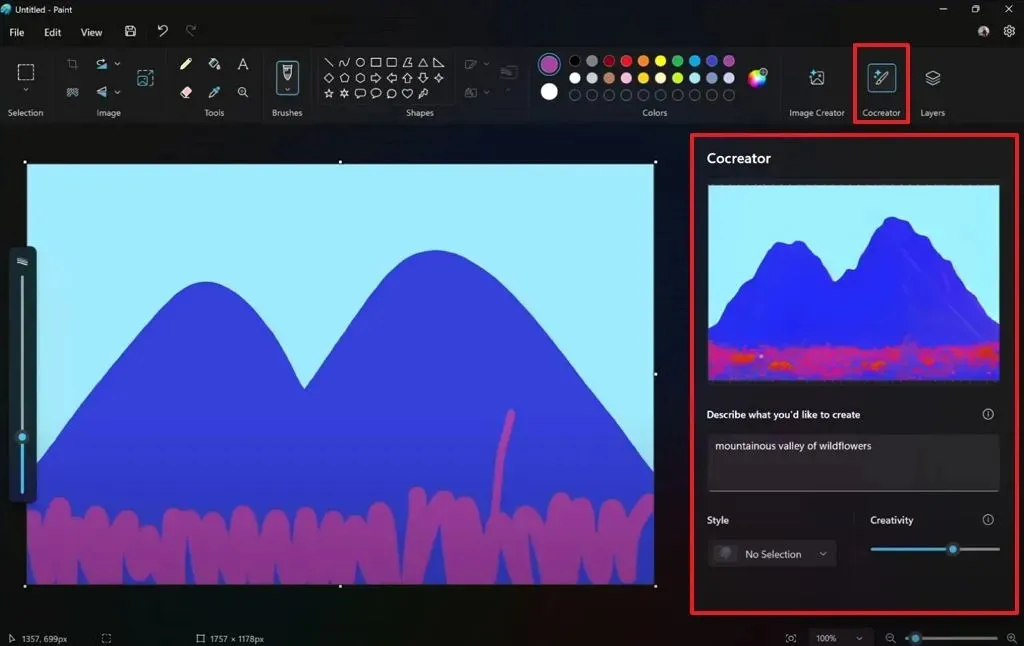 Co-créateur pour Paint