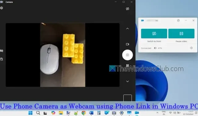 Utilizzo di Phone Link per convertire la fotocamera del telefono in una webcam su Windows 11