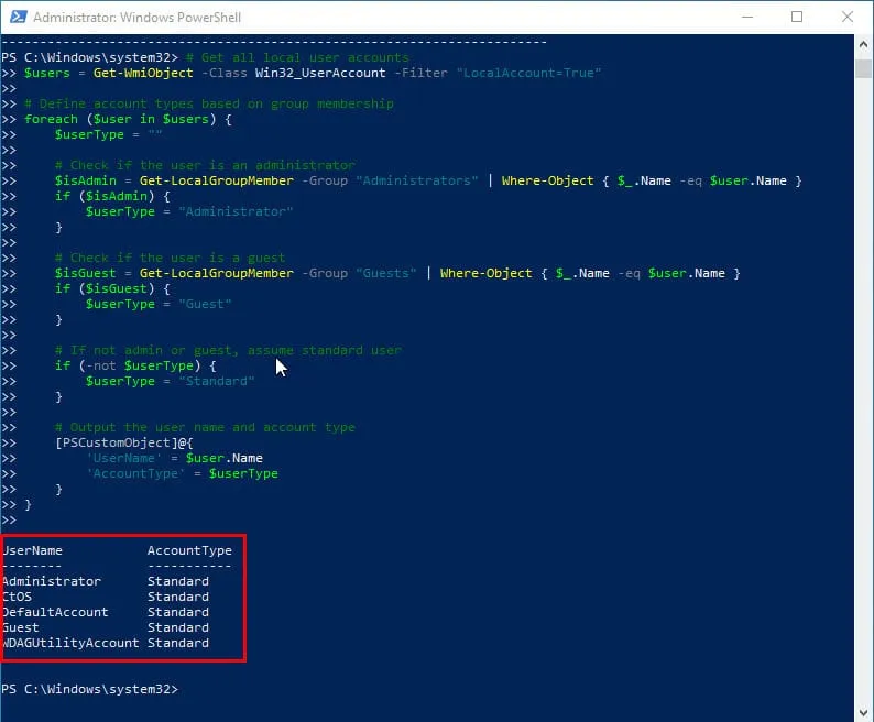 secuencia de comandos de powershell 3