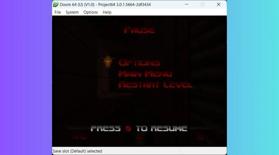 Project64 Emulator Screenshot