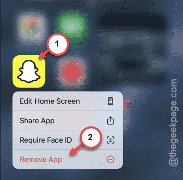 remover snapchat