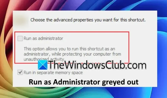 Napraw opcję Uruchom jako administrator wyszarzoną w systemie Windows 11