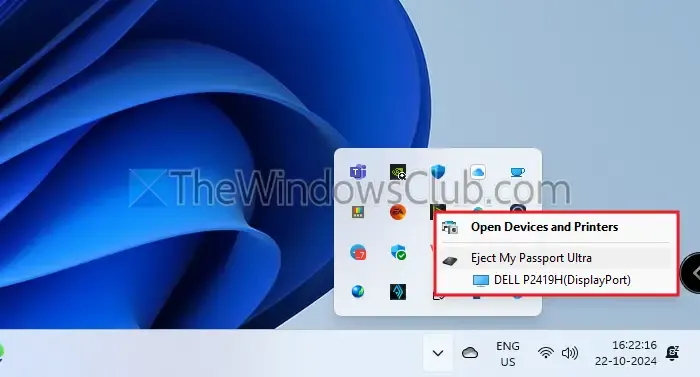 Removing Device from Safely Remove List on Windows PC