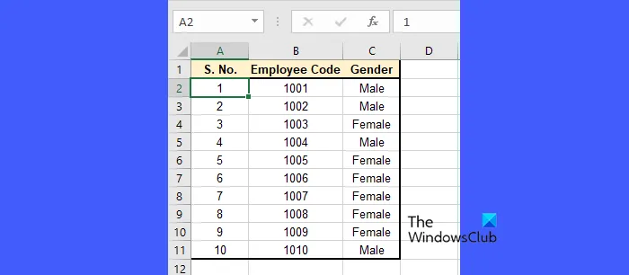 Exemple de données – Extraire des données d’une autre feuille dans Excel