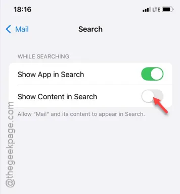 show content in search off min