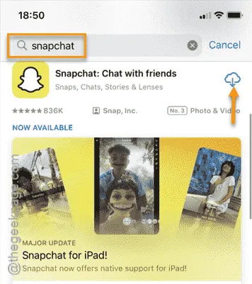 snapchat install