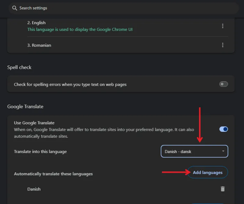 Neue Option auswählen für