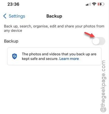 Como consertar o backup automático do Google Fotos no iPhone