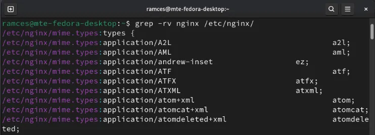 Usando o sinalizador invert para corresponder a tudo, exceto a uma string específica.