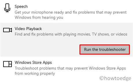 Fix Video or Audio Playback Issues Error 0x887c0032 in Windows