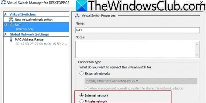 Virtuele Switch Manager voor VM