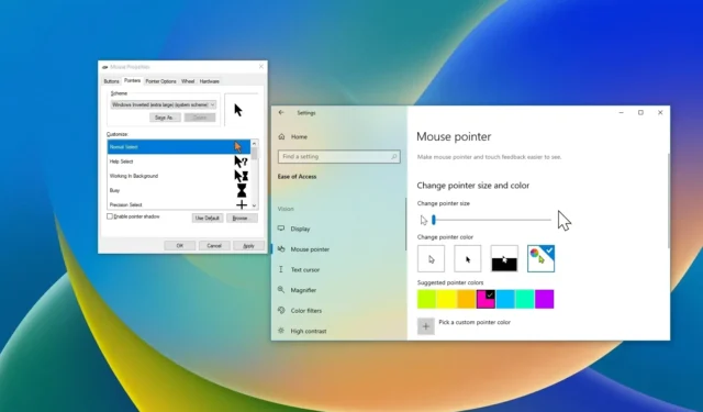 Guide pour changer la couleur du pointeur de la souris sur Windows 10