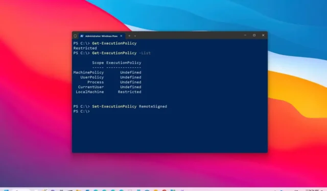 Guide étape par étape pour modifier la stratégie d’exécution des scripts PowerShell