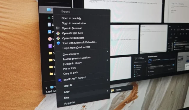 Snel snelkoppelingen maken in het moderne contextmenu van Windows 11 Verkenner