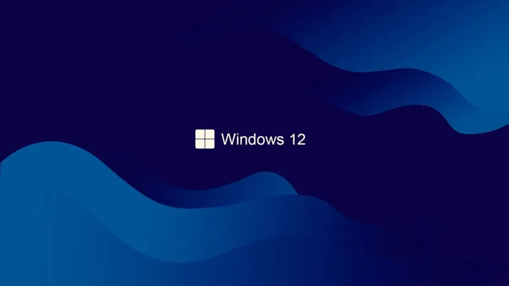 Fond d'écran abstrait de Windows 12