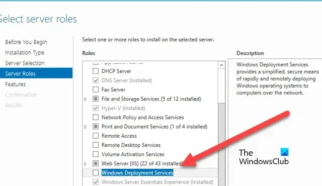 Guide étape par étape pour installer et configurer les services de déploiement Windows