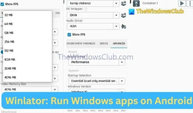 Winlator を使って Android 上で Windows アプリケーションを実行する