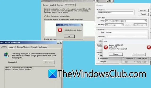 Risolvi gli errori WMI del client SCCM: accesso negato, errore di connessione e altro