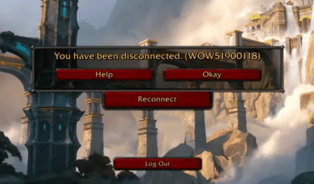 6 Effective Solutions for Fixing World of Warcraft Error 51900118