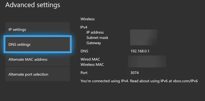 DNS-Einstellungen