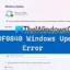Comment résoudre l’erreur de mise à jour Windows 0x800F0840