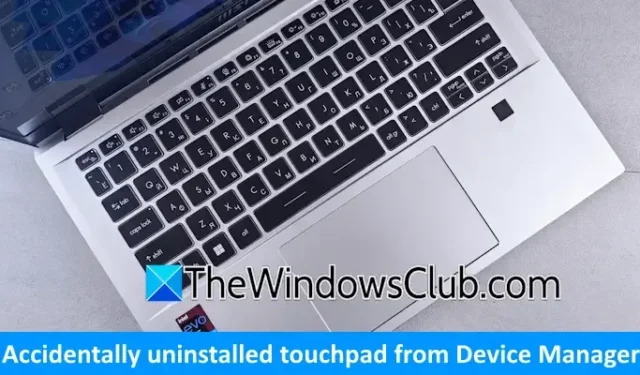 How to Reinstall Your Touchpad After Accidentally Uninstalling It from Device Manager