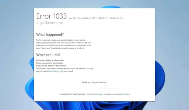 Naprawa błędu Argo Tunnel: 3 skuteczne rozwiązania przywracające funkcjonalność Cloudflare