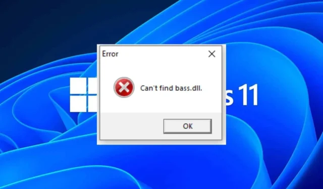 How to Fix Bass.dll Missing Error: Quick Solutions