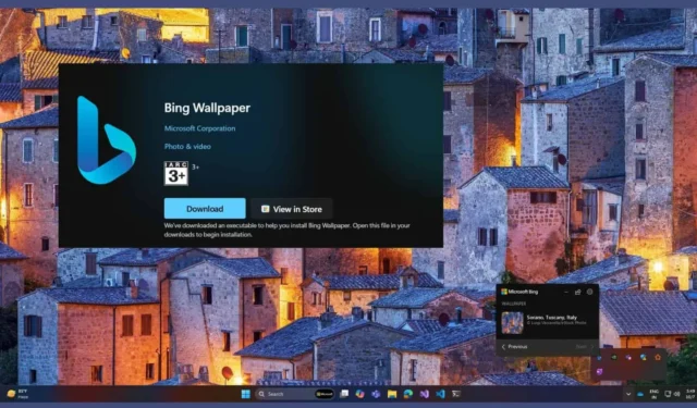 Aplikacja Bing Wallpaper została uruchomiona w sklepie Microsoft Store