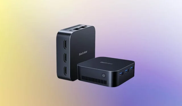 Blackview MP80 Mini-PC: Leistungsstarke Desktop-Leistung in tragbarer Größe