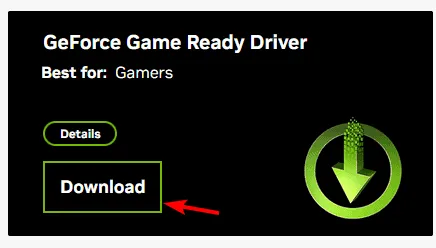 Scarica il driver nvidia