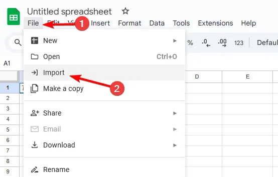 file import google sheets