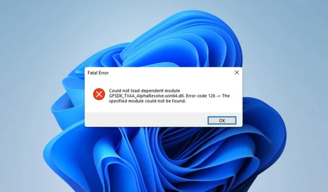 So beheben Sie den gfsdk_txaa_alpharesolve.win64.dll-Fehler: 3 effektive Lösungen