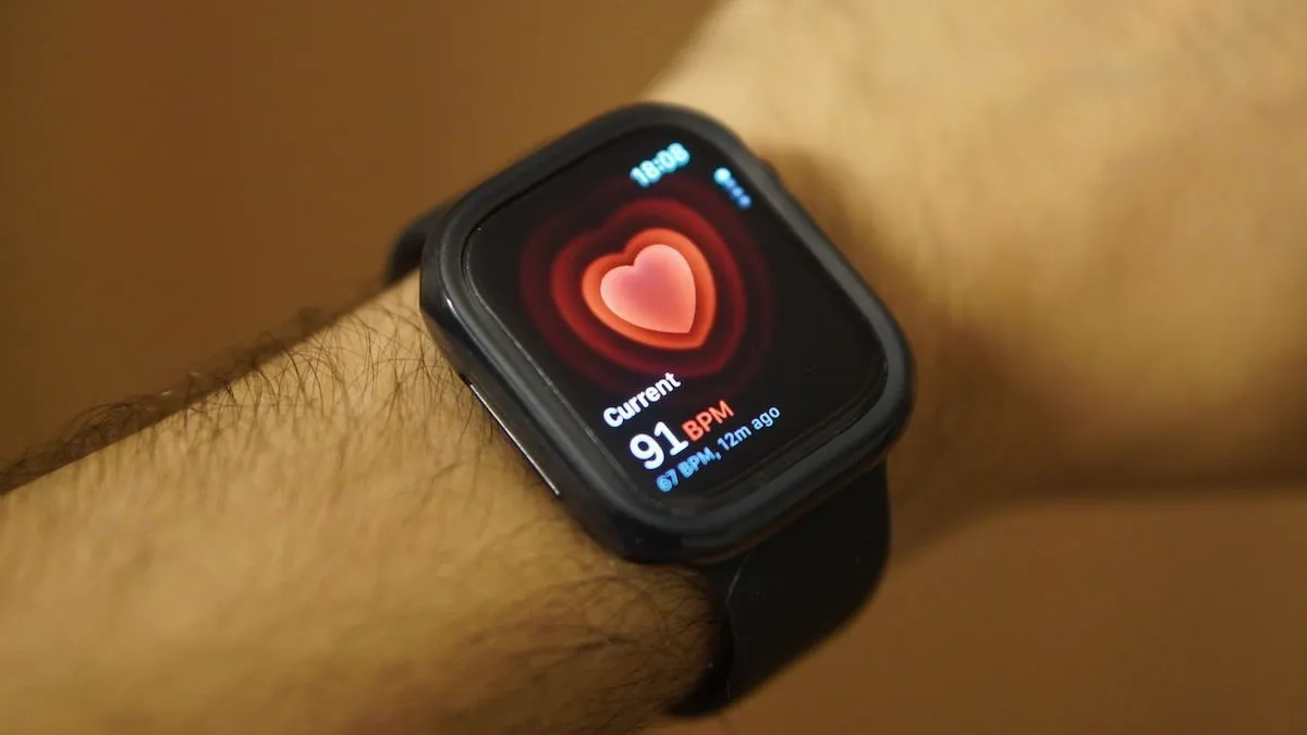 Misurazione della frequenza cardiaca su Apple Watch