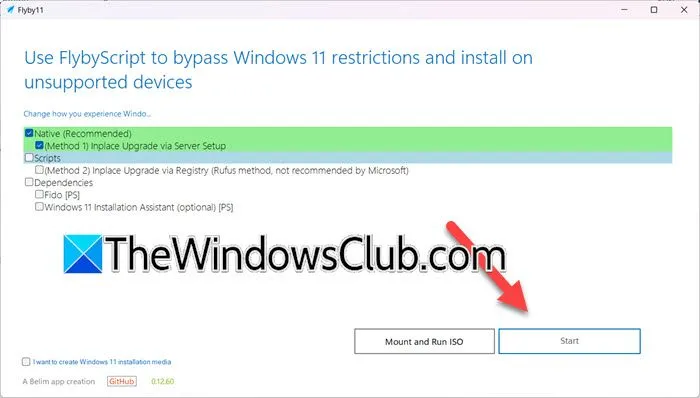 Bypass Windows 11 Requirements with Flyby11